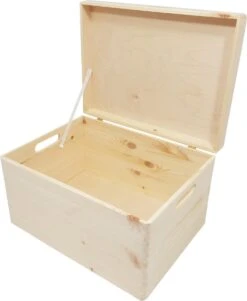 Zeller Present Houten Kist 40x30x23 Cm Met Deksel - Medium - Hoog - Met Deksel & Duurzaam 12 Zeller Present Houten Kist 40x30x23 Cm Met Deksel - Medium - Hoog - Met Deksel & Duurzaam -Thuisopslag 985x1200