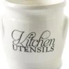 Riviera Maison Keukengerei Houder Lepelhouder - Kitchen Utensils Canister - Wit