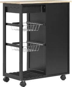 Beliani BOVES - Keukentrolley - Zwart - MDF 37 Beliani BOVES - Keukentrolley - Zwart - MDF -Thuisopslag 996x1200 2